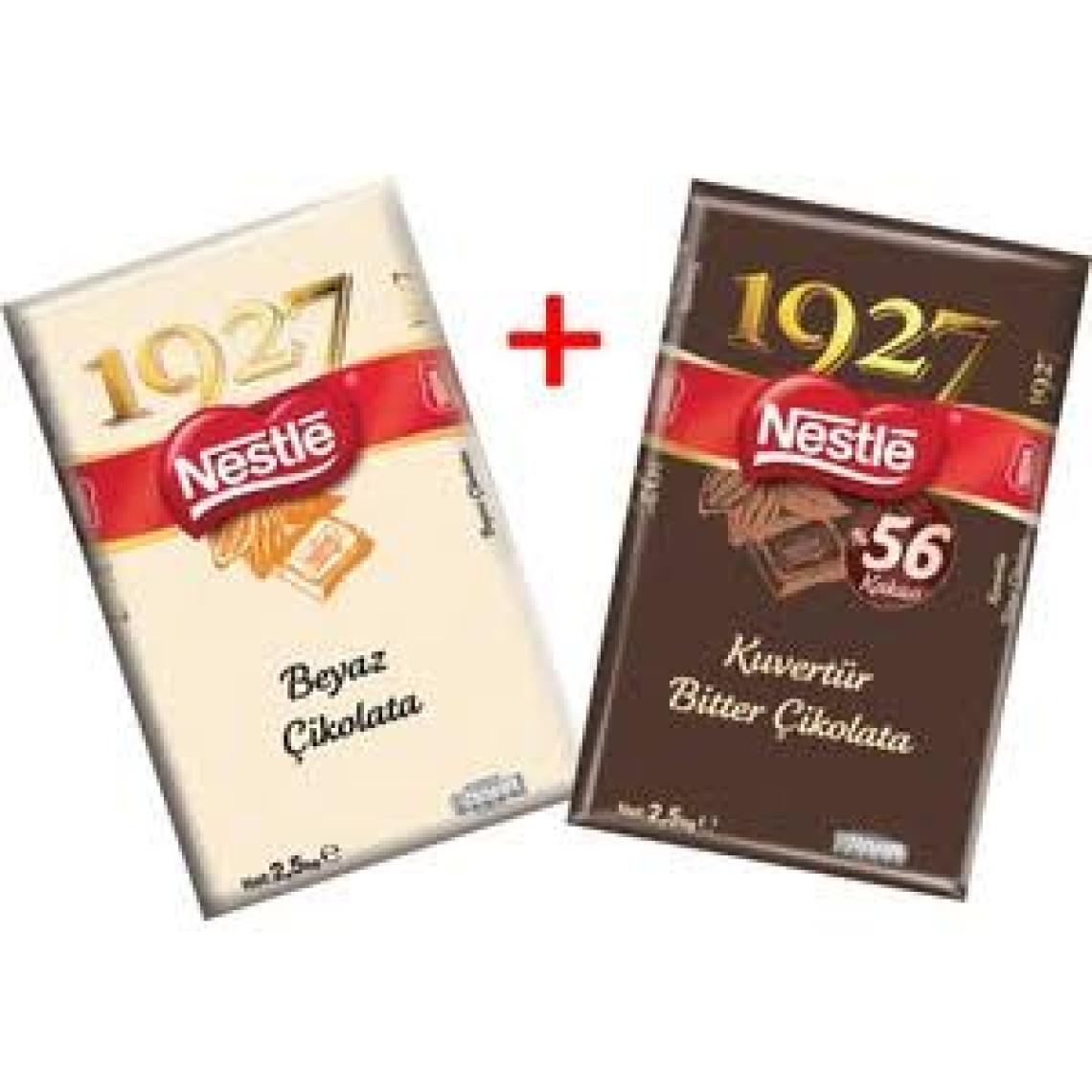 Nestle Professional Bitter Kuvertür %56 Kakao 2.5 kg + Nestle Professional Beyaz Kuvertür 2.5 kg 2'li Set.
