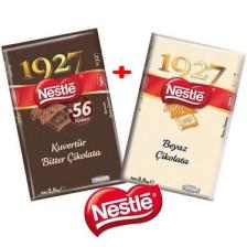 Nestle Professional Bitter Kuvertür %56 Kakao 2.5 kg + Nestle Professional Beyaz Kuvertür 2.5 kg 2'li Set.
