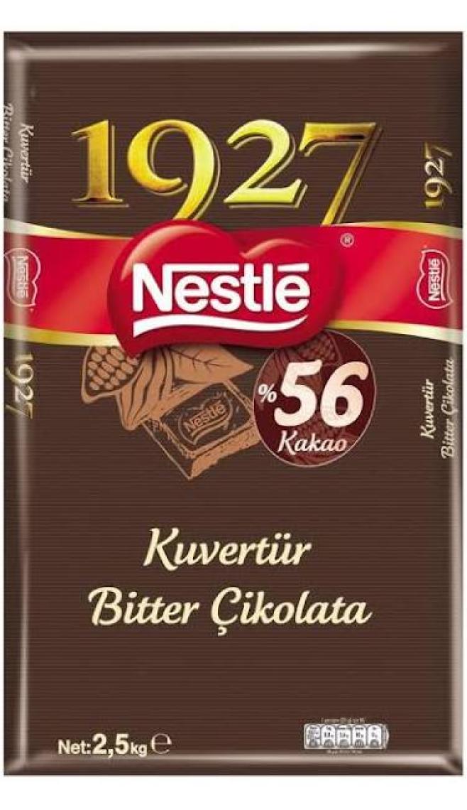 Nestle 1927 Bitter Kuvertür Çikolata 2,5 kg