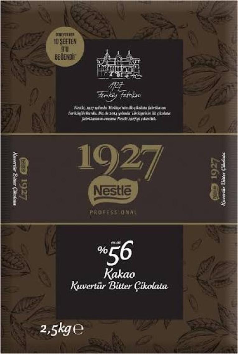 Nestle 1927 Bitter Kuvertür Çikolata 2,5 kg