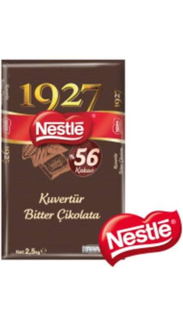 Nestle 1927 Bitter Kuvertür Çikolata 2,5 kg