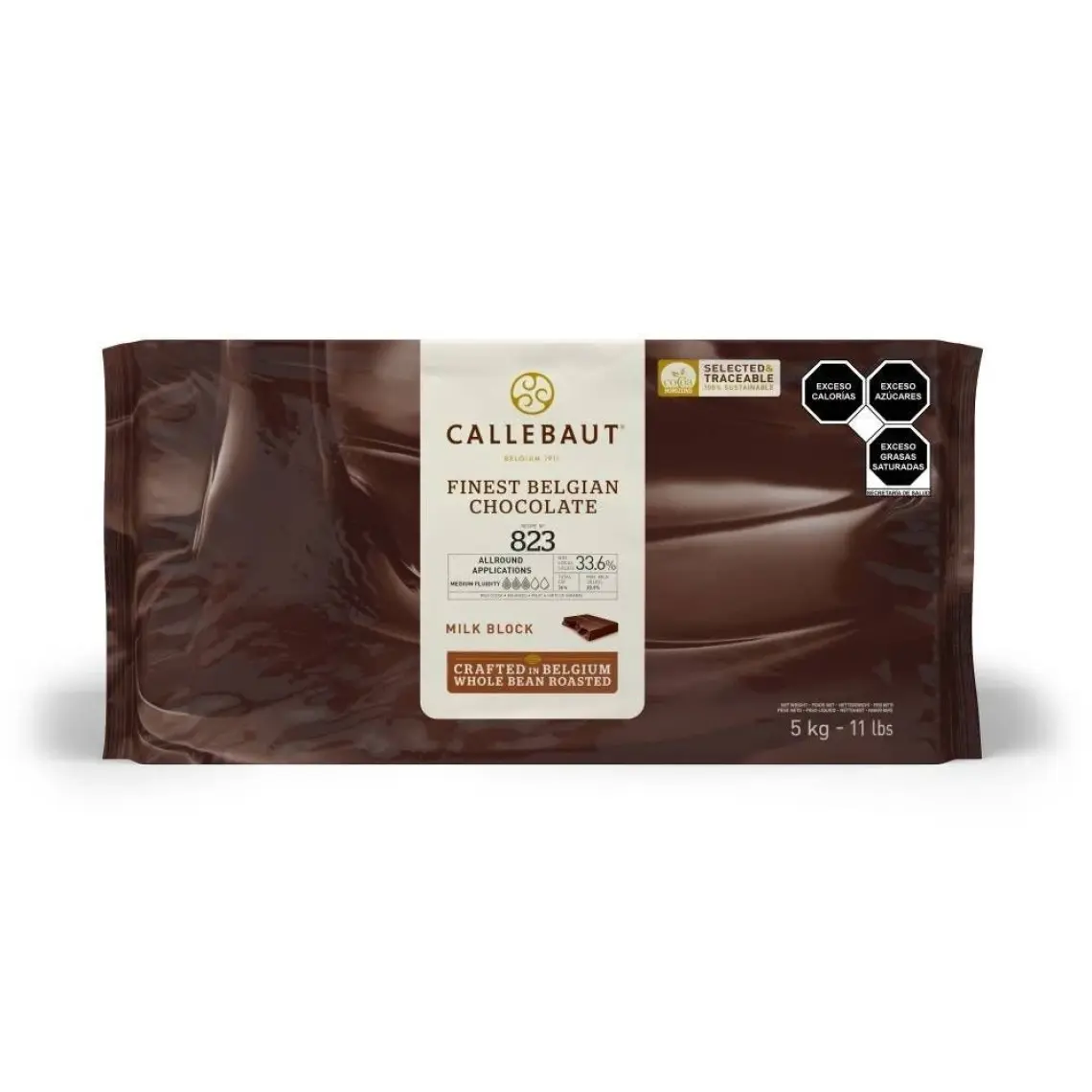 Callebaut 823 Sütlü Blok Çikolata 5 kg