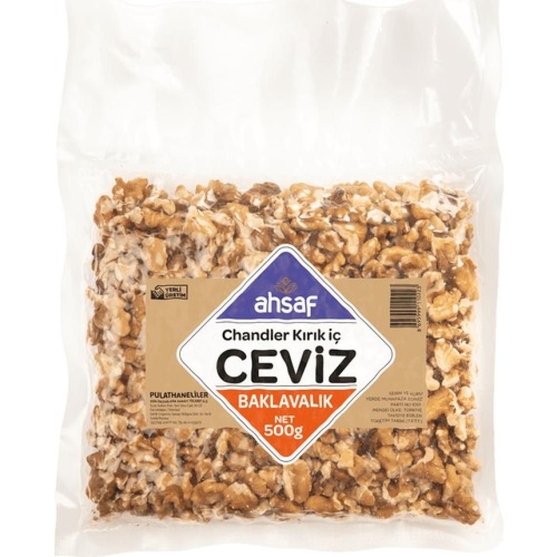 Ahsaf Baklavalık Kırık İç Ceviz 500 Gr (Vakum)
