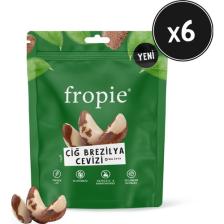 Fropie Çiğ Brezilya Cevizi 75 gr x 6 Adet