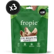Fropie Çiğ Brezilya Cevizi 75  gr x 3 Adet