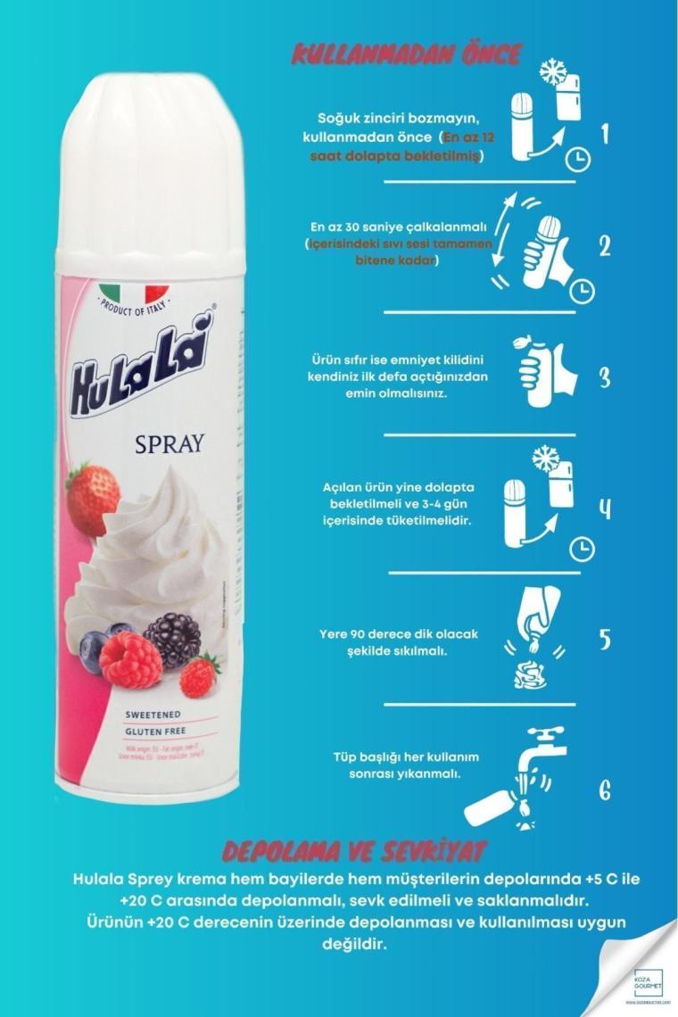 Hulala Spray Krem Şanti 250G