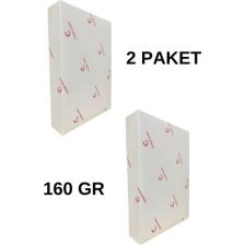 Gramajlı Fotokopi Kağıdı A4 160 gr 2 Paket 500 Yaprak