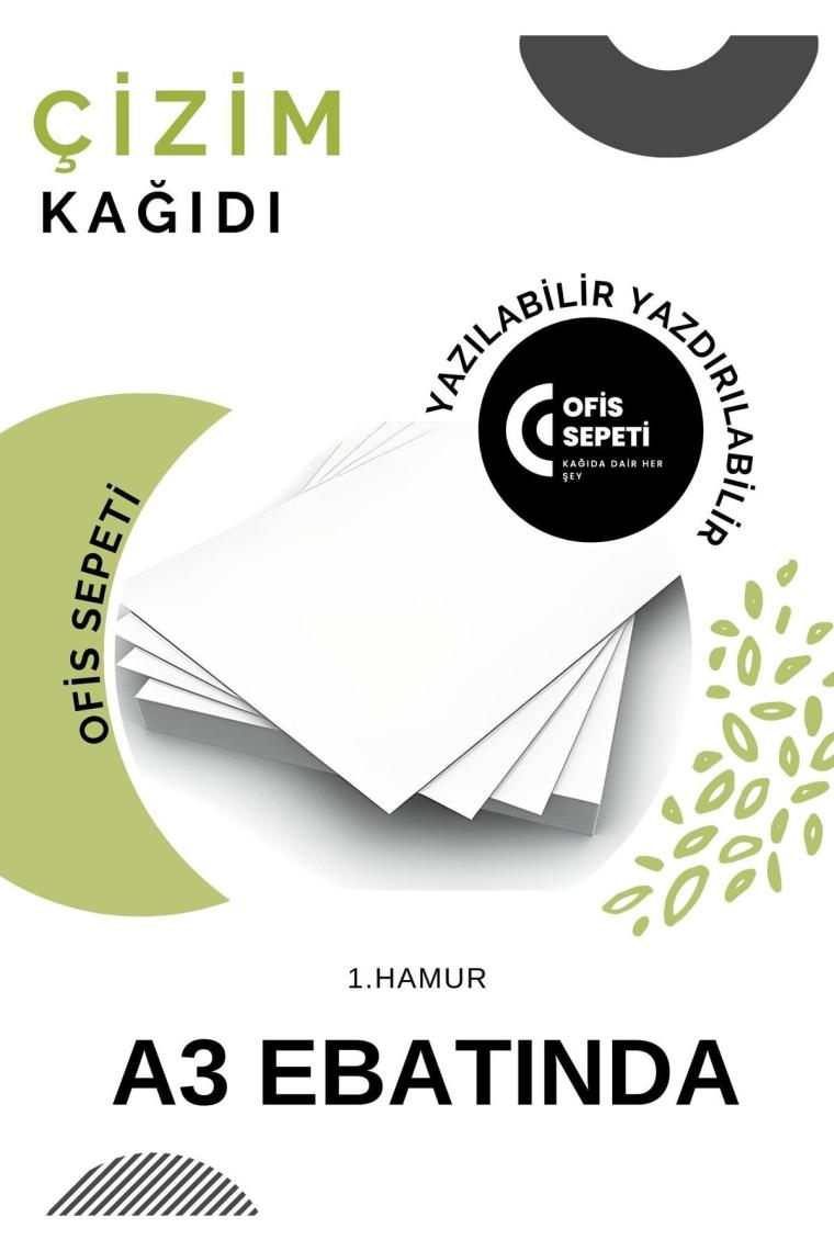 Çözüm Kağıt A3 Çizim Kağıdı 1.hamur 200 gr 50 Adet