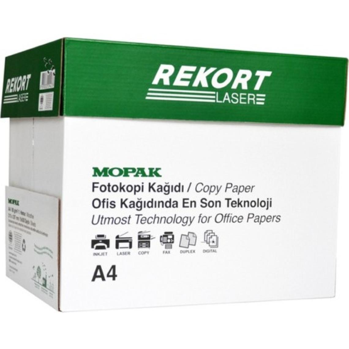 Mopak Rekort 80 gr 5 Top A4 Fotokopi Kağıdı 2500 Yaprak