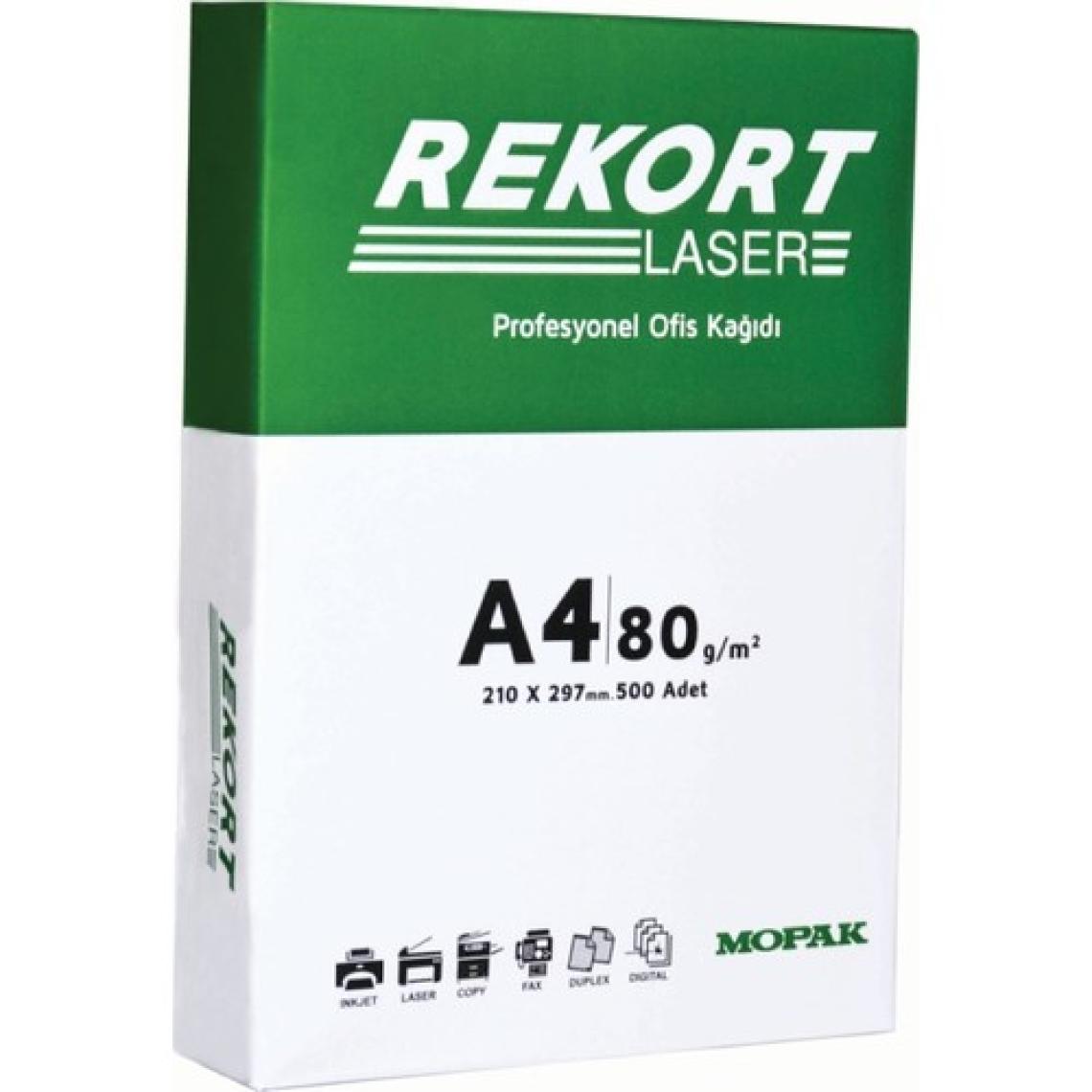 Mopak Rekort 80 gr 5 Top A4 Fotokopi Kağıdı 2500 Yaprak