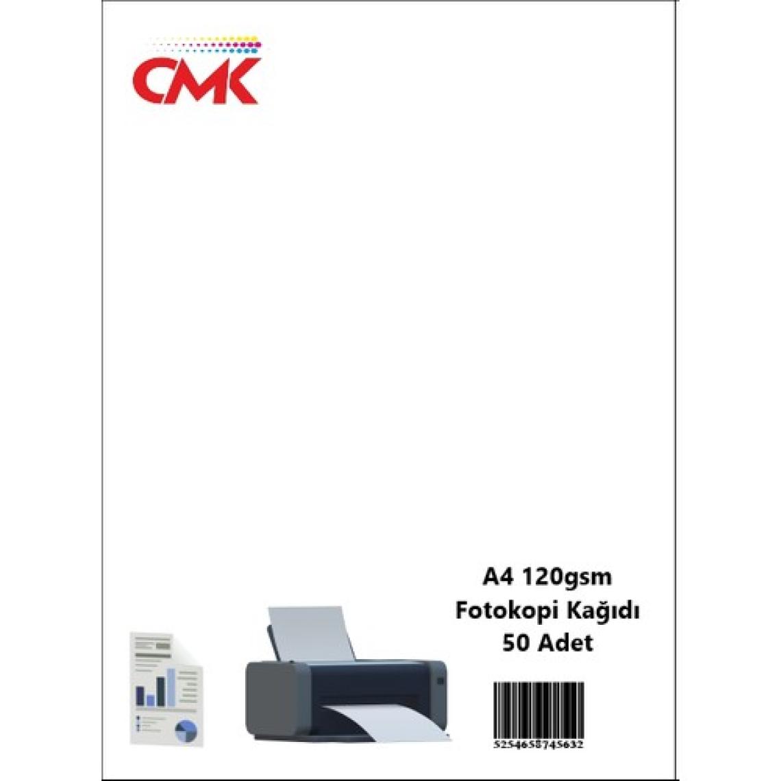 Cmk A4 Gramajlı Fotokopi Kağıdı 120GR  50 Adet