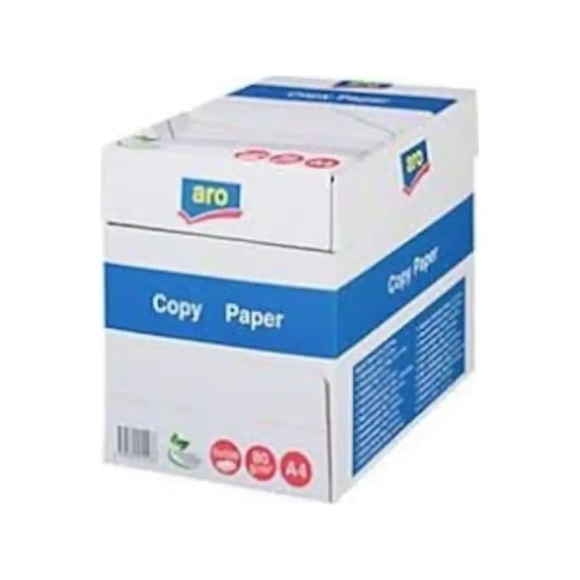 Aro A4 Fotokopi Kağıdı 80 gr 2500 Adet 5'li Paket / 1 Koli