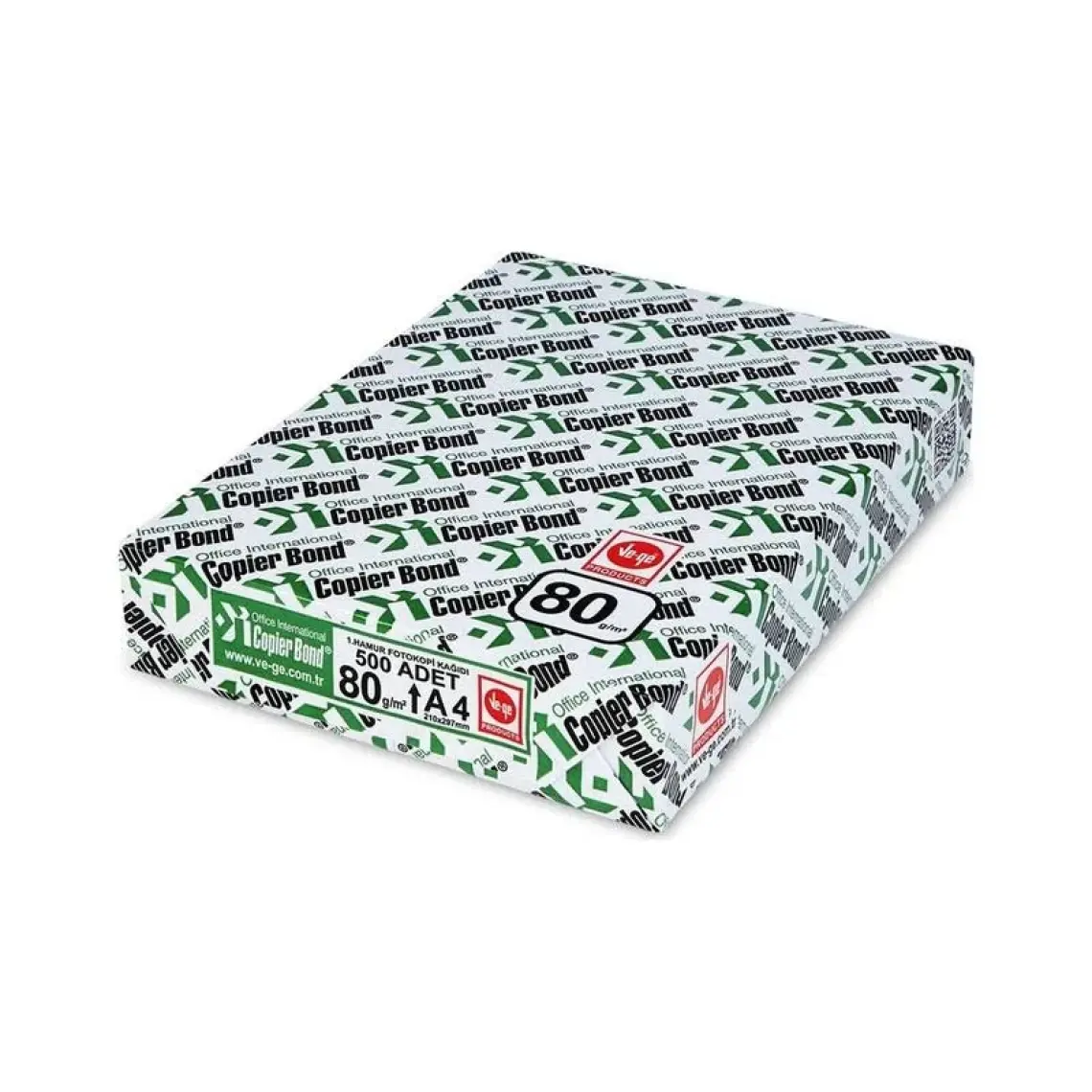 Copier Bond (Ve-Ge) A4 80GR/M2 Fotokopi Kağıdı 3500 Adet (7PK*500)