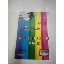 Masis Renkli Fotokopi Kağıdı, 80 Gr., 100'Lük Paket