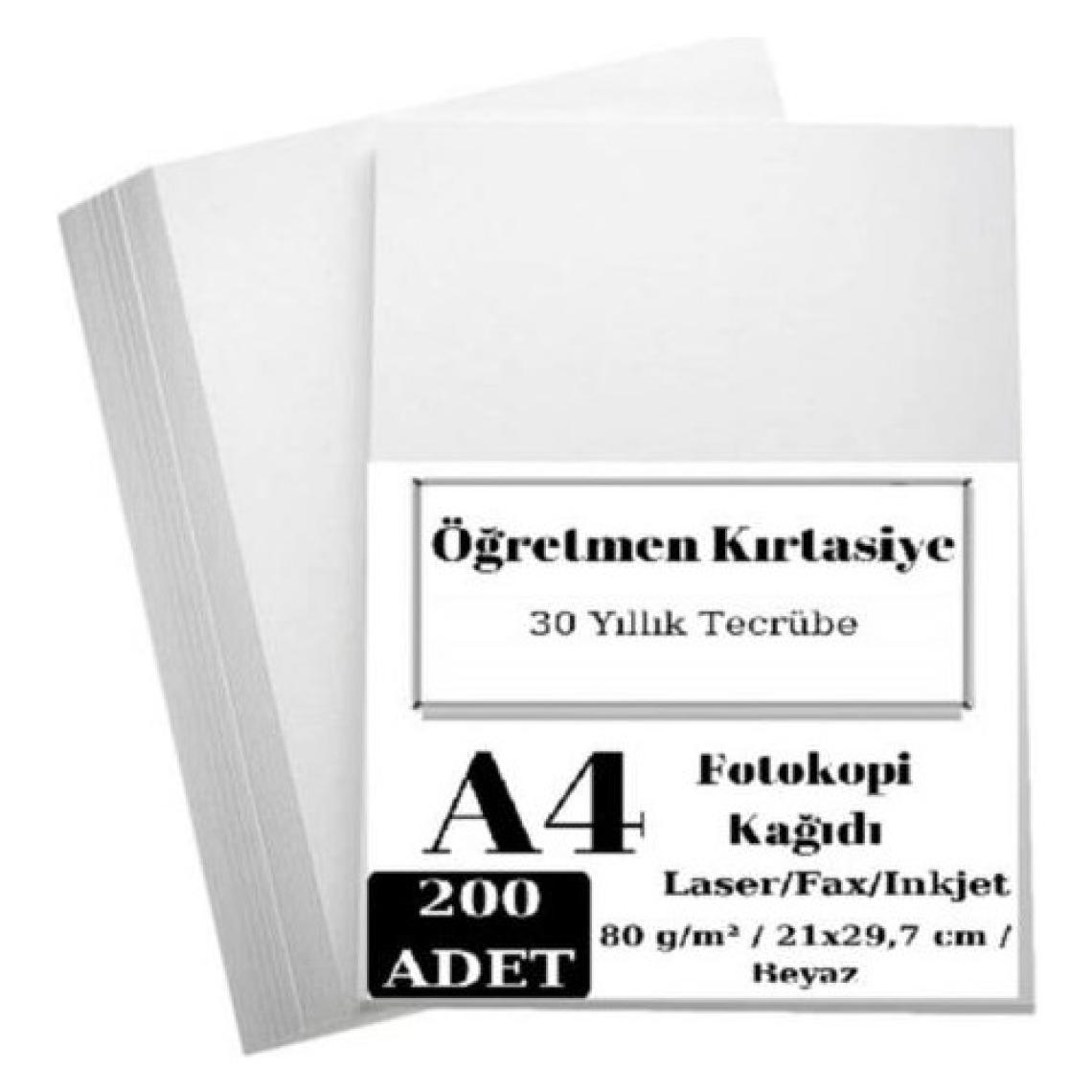 A4 Fotokopi Kağıdı 200'LÜ Paket 80 gr