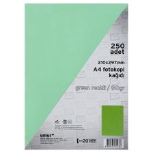 Umur A4 80 gr 250 Yaprak Renkli Fotokopi Kağıdı Yeşil