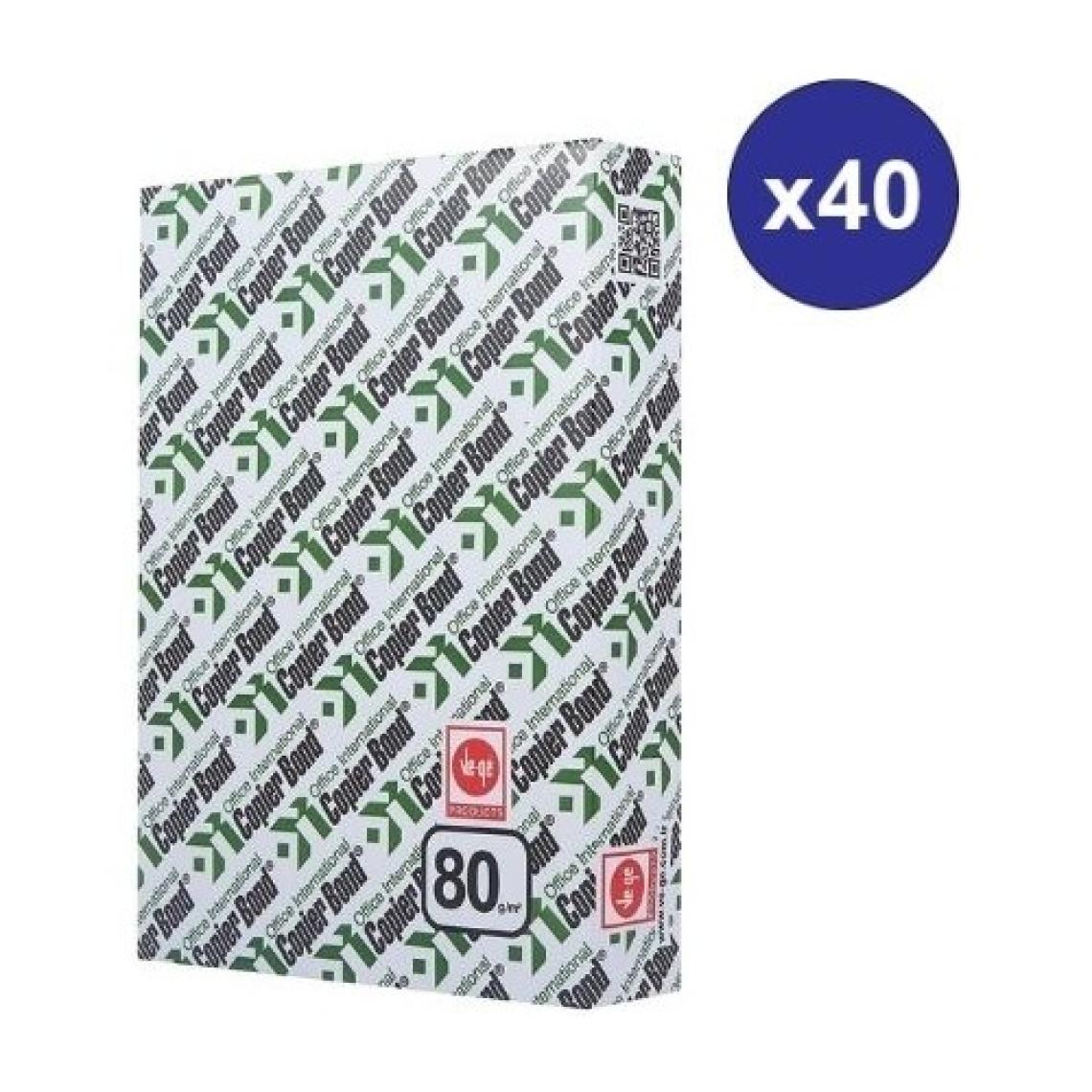 Copier Bond (Ve-Ge) A4 80GR/M2 Fotokopi Kağıdı 20000 Adet (40PK*500)
