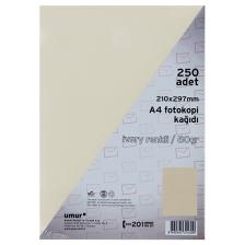 Umur A4 80 gr 250 Yaprak Renkli Fotokopi Kağıdı Krem