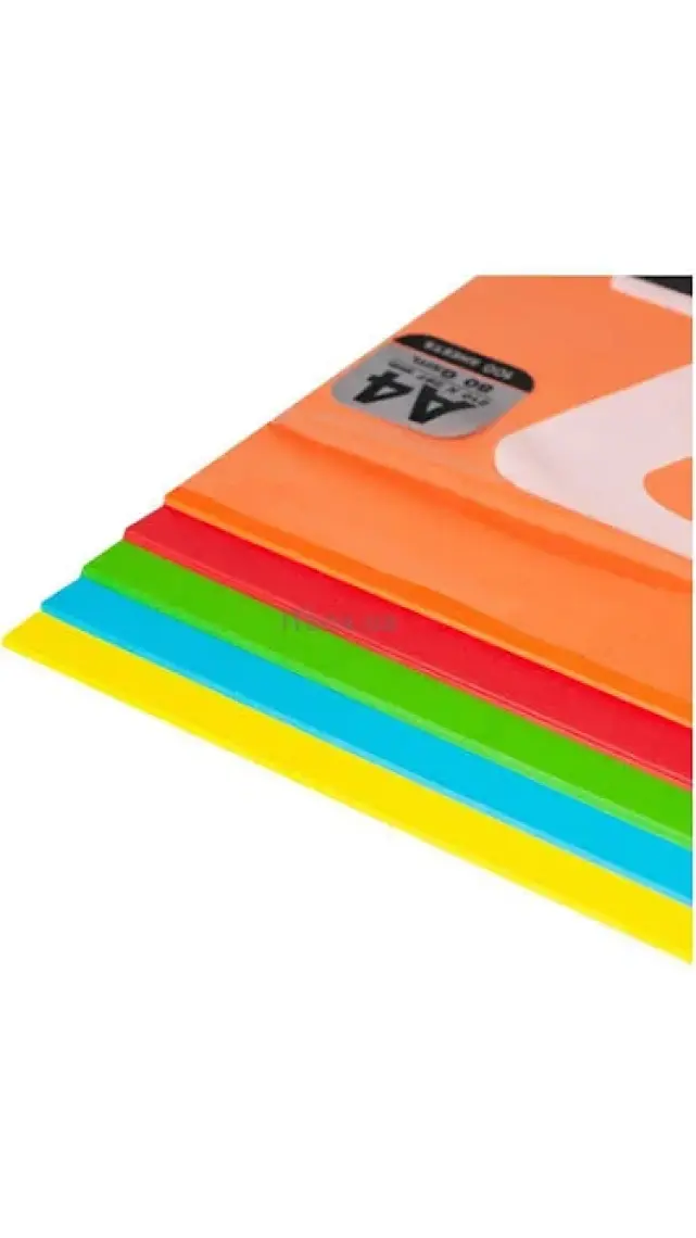 Double A Renkli Fotokopi Kağıdı 100lü Renkli 80Gr Rainbow5