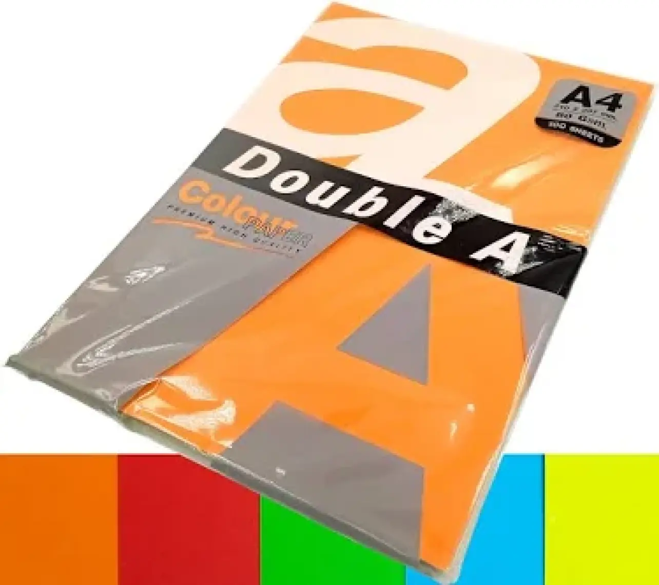 Double A Renkli Fotokopi Kağıdı 100lü Renkli 80Gr Rainbow5