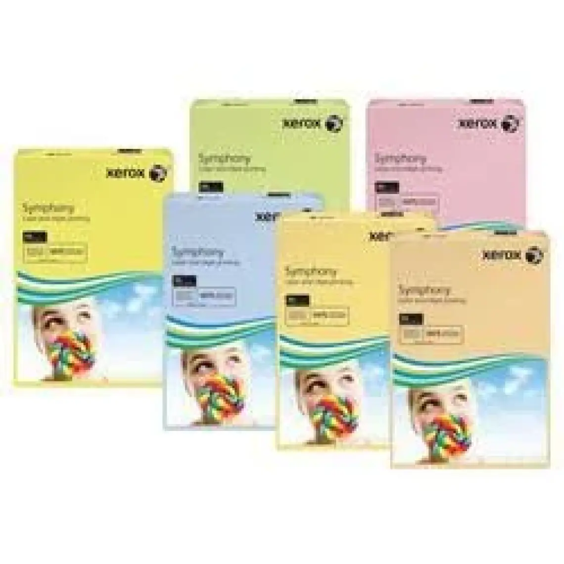 Xerox Symphony Renkli Fotokopi Kağıdı A4 80gr Sarı