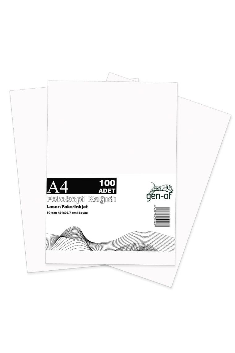 Gen-Of A4 80 G/m² Fotokopi Kağıdı 100'lü