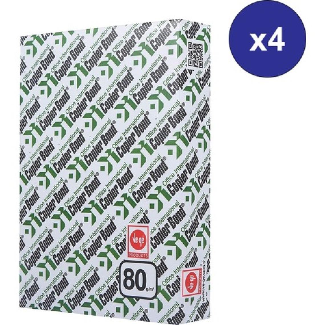 Ve-Ge Copier Bond A4 80 g/m² 2.000 Ad. Fotokopi Kağıdı (4'lü Paket)