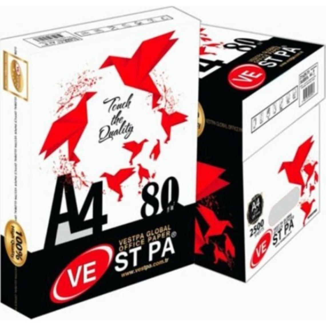 Vestpa 80 Gram 2500 Sayfa Fotokopi Kağıdı 5 Paket