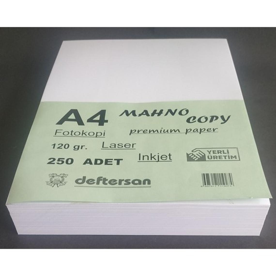 Deftersan A4 Gramajlı Fotokopi Yazıcı Kağıdı 120 Gram 250 Adet