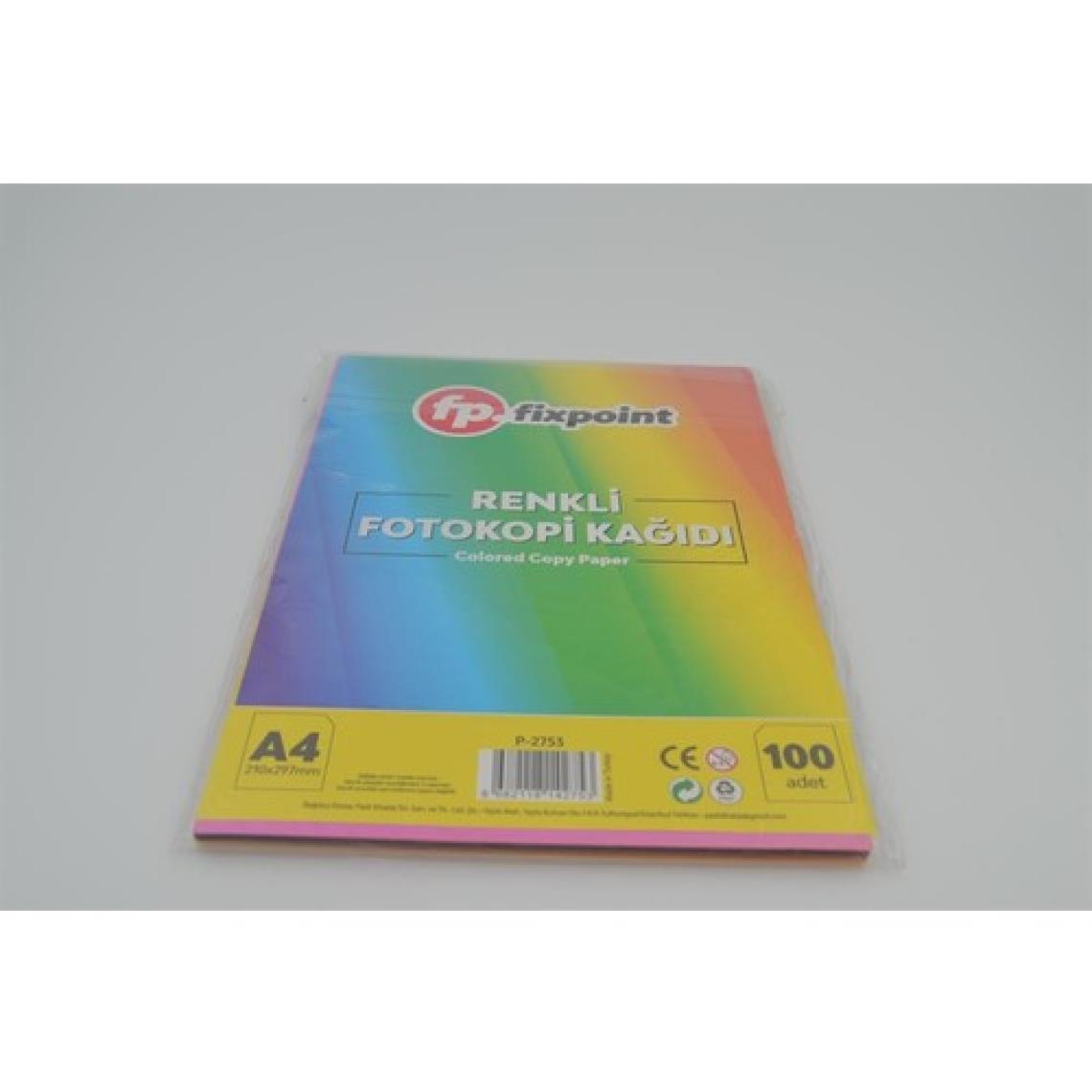 Fixpoint Renkli A4 Kağıdı 100'LÜ