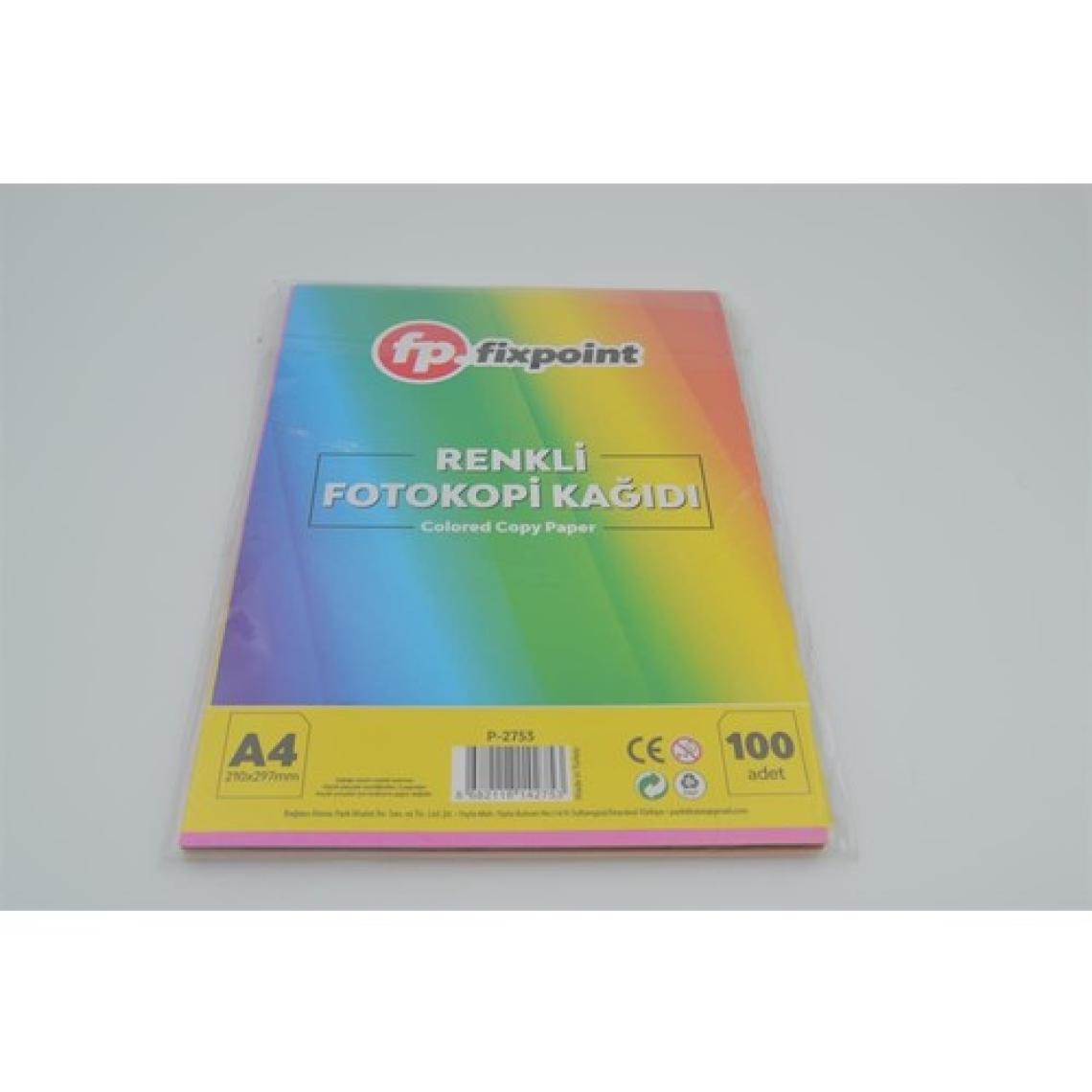 Fixpoint Renkli A4 Kağıdı 100'LÜ