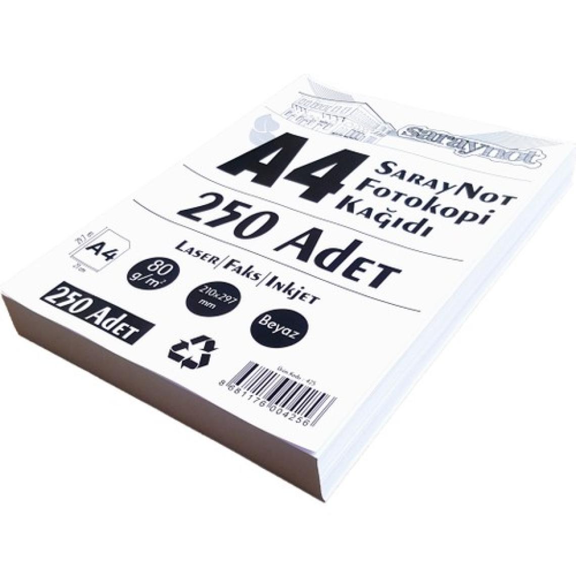 Saraynot A4 Kağıt 80 Gram 250'li