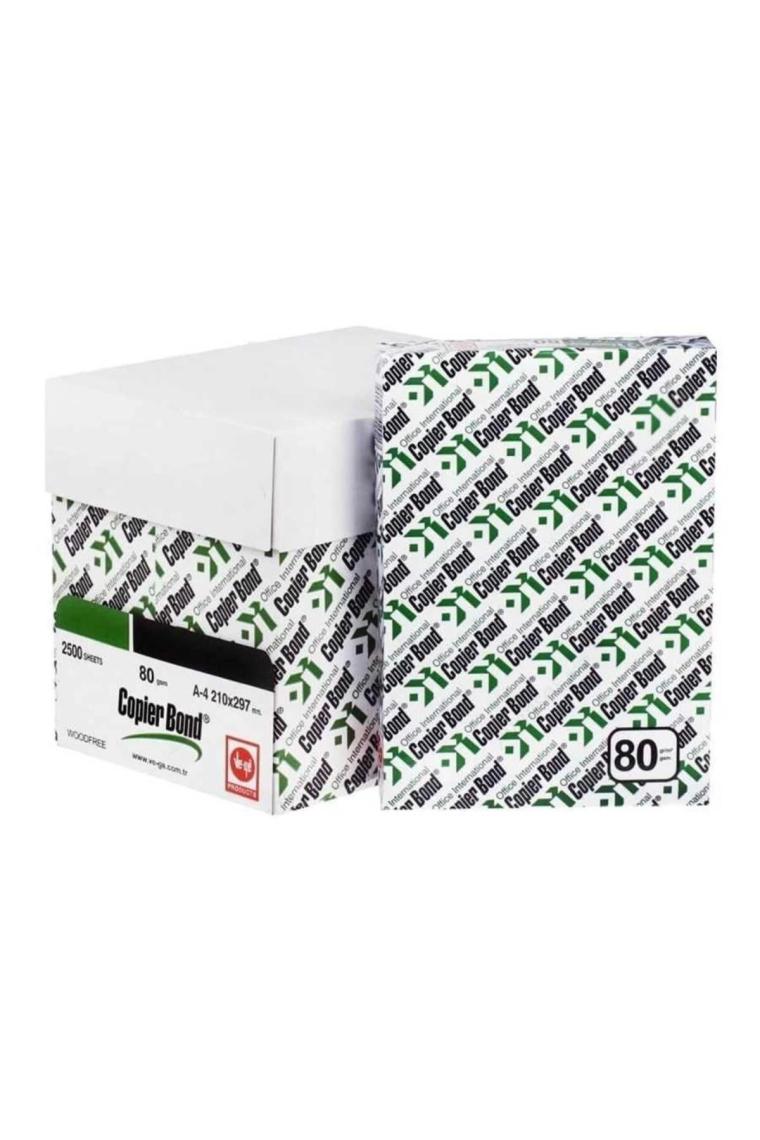 Ve-Ge Copier Bond A4 80 g/m² 2.500 Adet Fotokopi Kağıdı (5'li Paket) Tüm Yazıcıların Dostu..