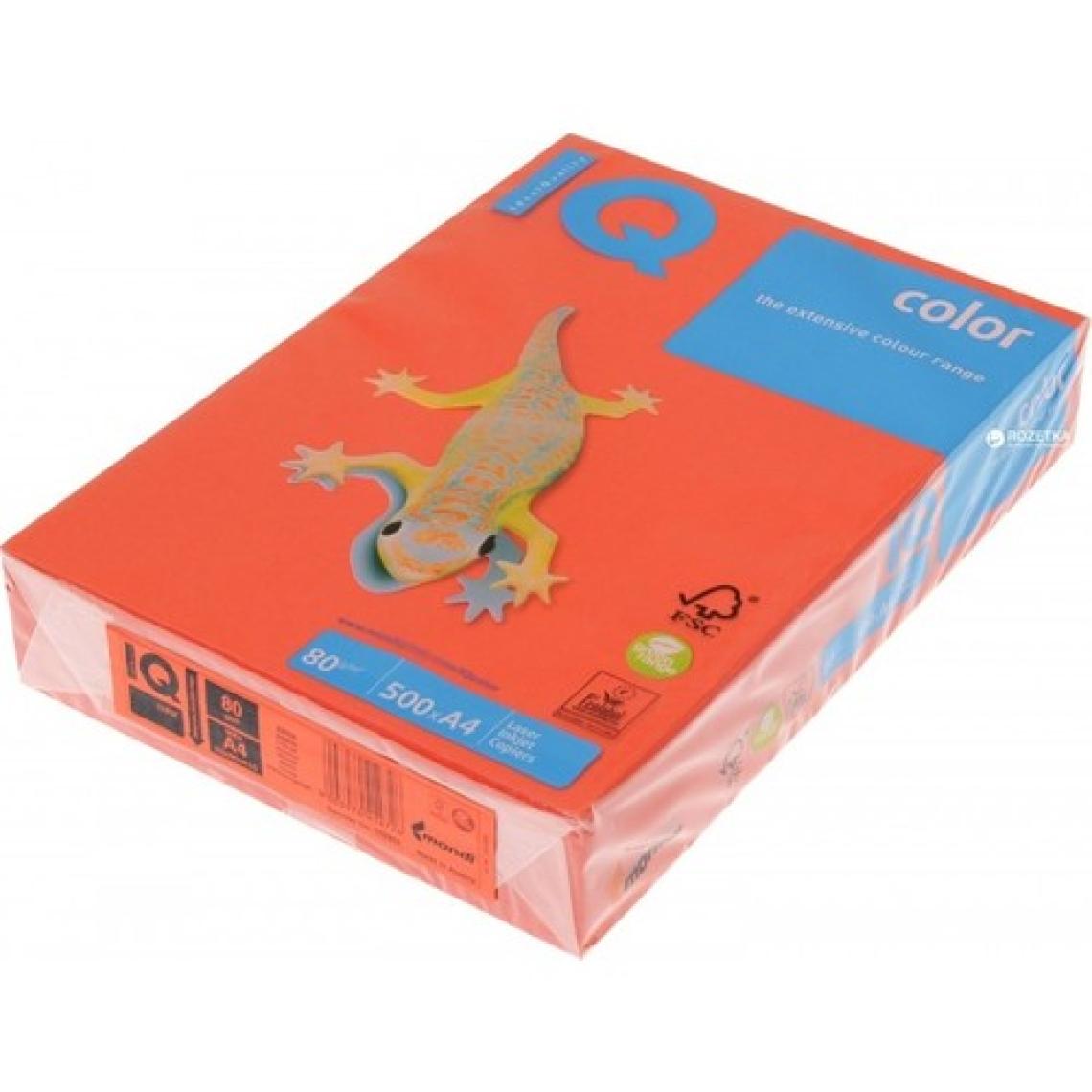 Hobi24 Mondi Iq Renkli Fotokopi Kağıdı 80Gr. A4 500'Lü - Kırmızı