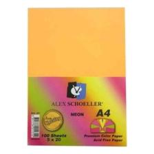 Alex Fosforlu Renk Fotokopi ( A4 ) 100'lü Karışık Alex-837/820