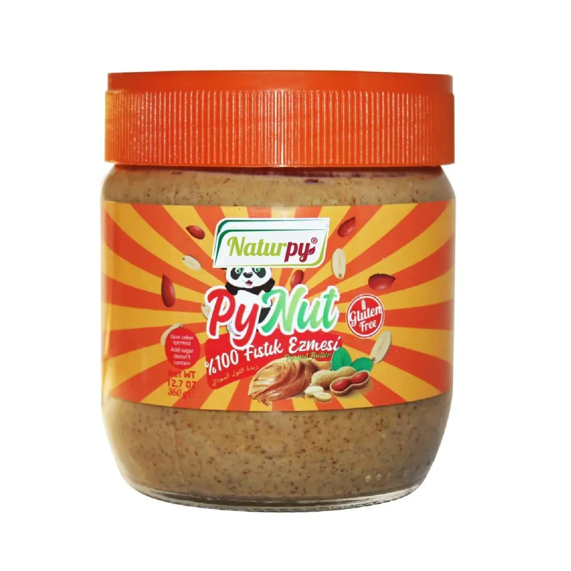Pynut %100 Fıstık Ezmesi 360 gr Şekersiz ve Glutensiz