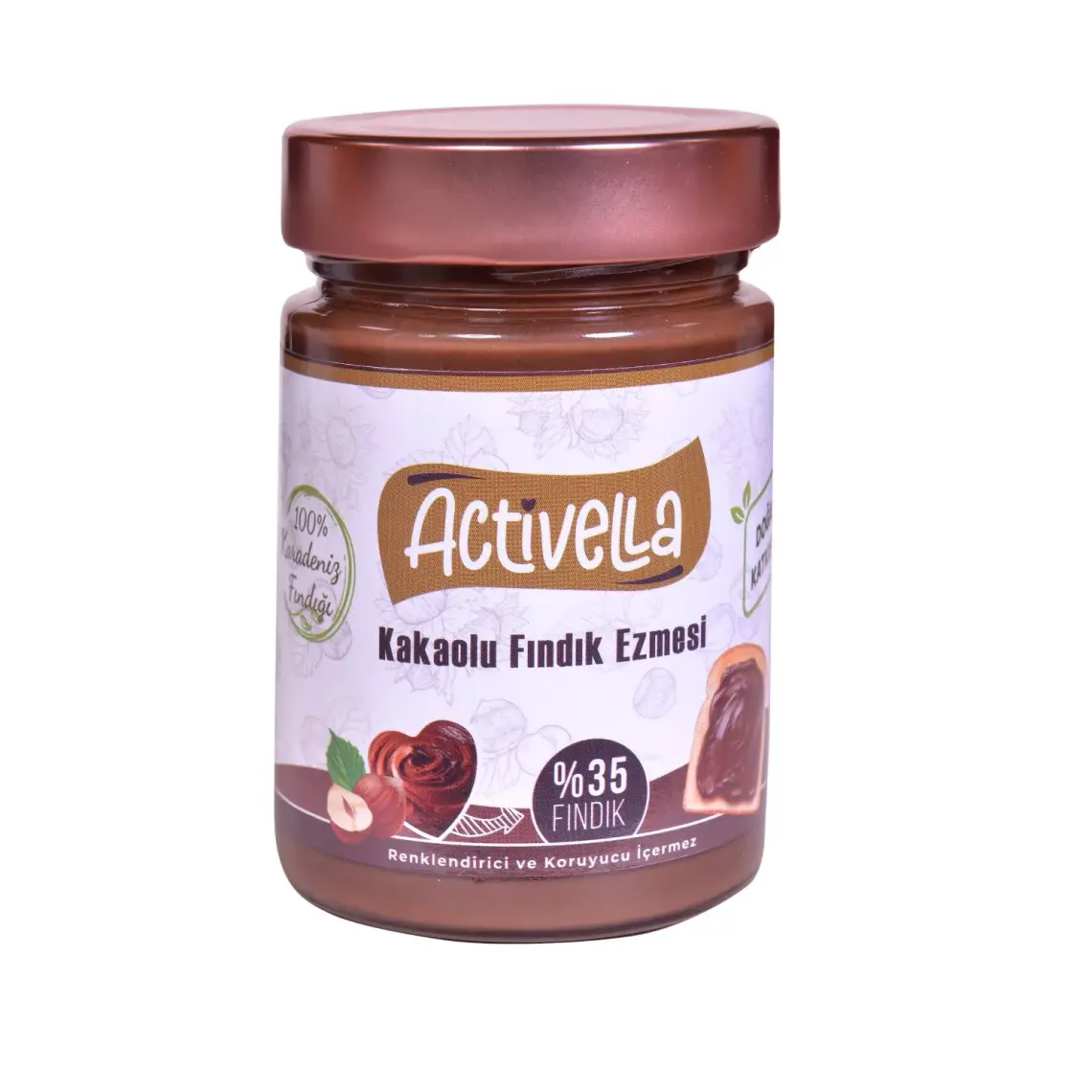 Activella Kakaolu Fındık Ezmesi 330GR %35 Fındıklı