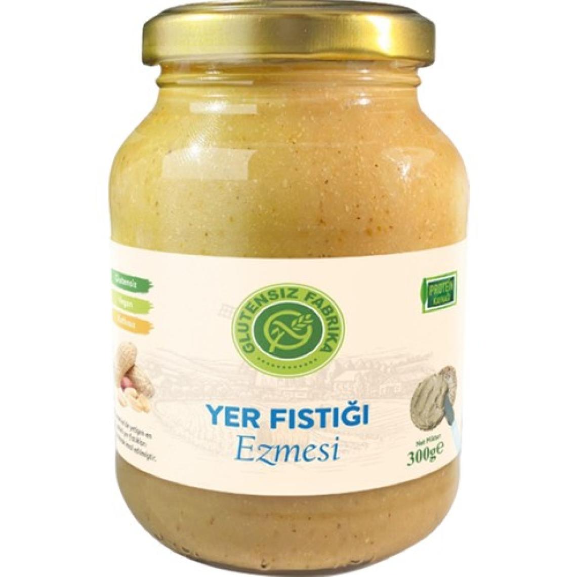 Glütensiz Fabrika Glütensiz %100 Yer Fıstığı Ezmesi 300 g