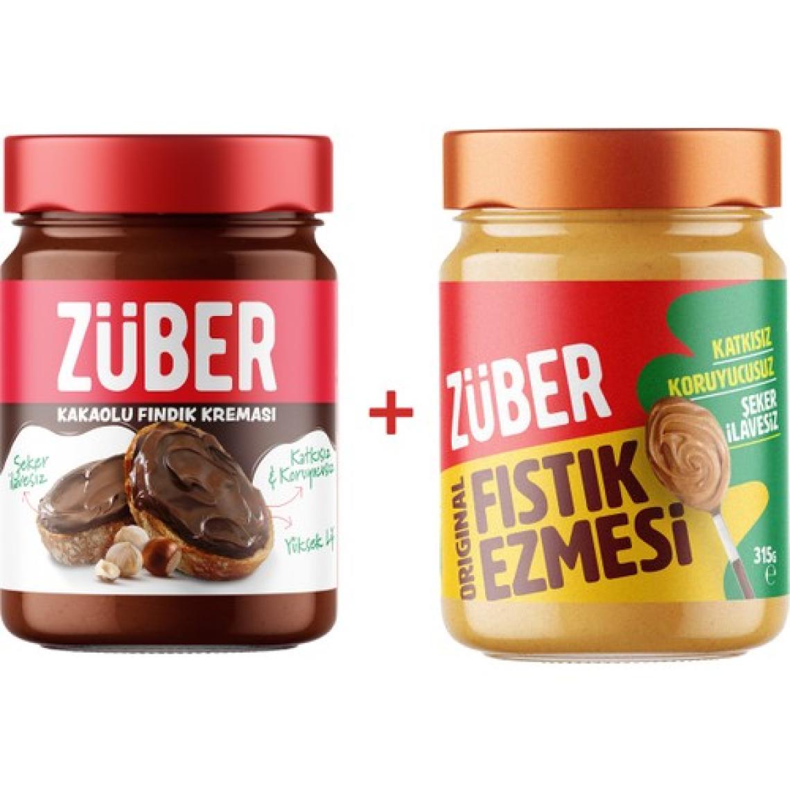 Züber Nutzilla Fındık Kreması + Original Fıstık Ezmesi