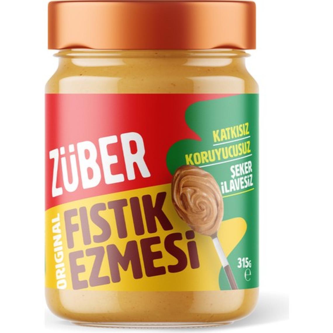 Züber Fıstık Ezmesi Şeker Ilavesiz  315 gr