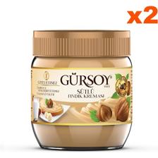 Gürsoy Sütlü Fındık Kreması Cam Kavanoz 400 G X 2 Adet