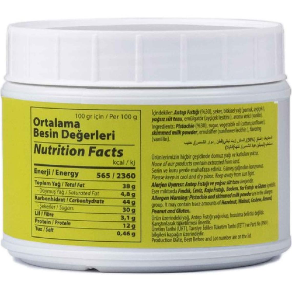 Antebella Antep Fıstık Kreması 500 g - Antep Fıstığı Kreması