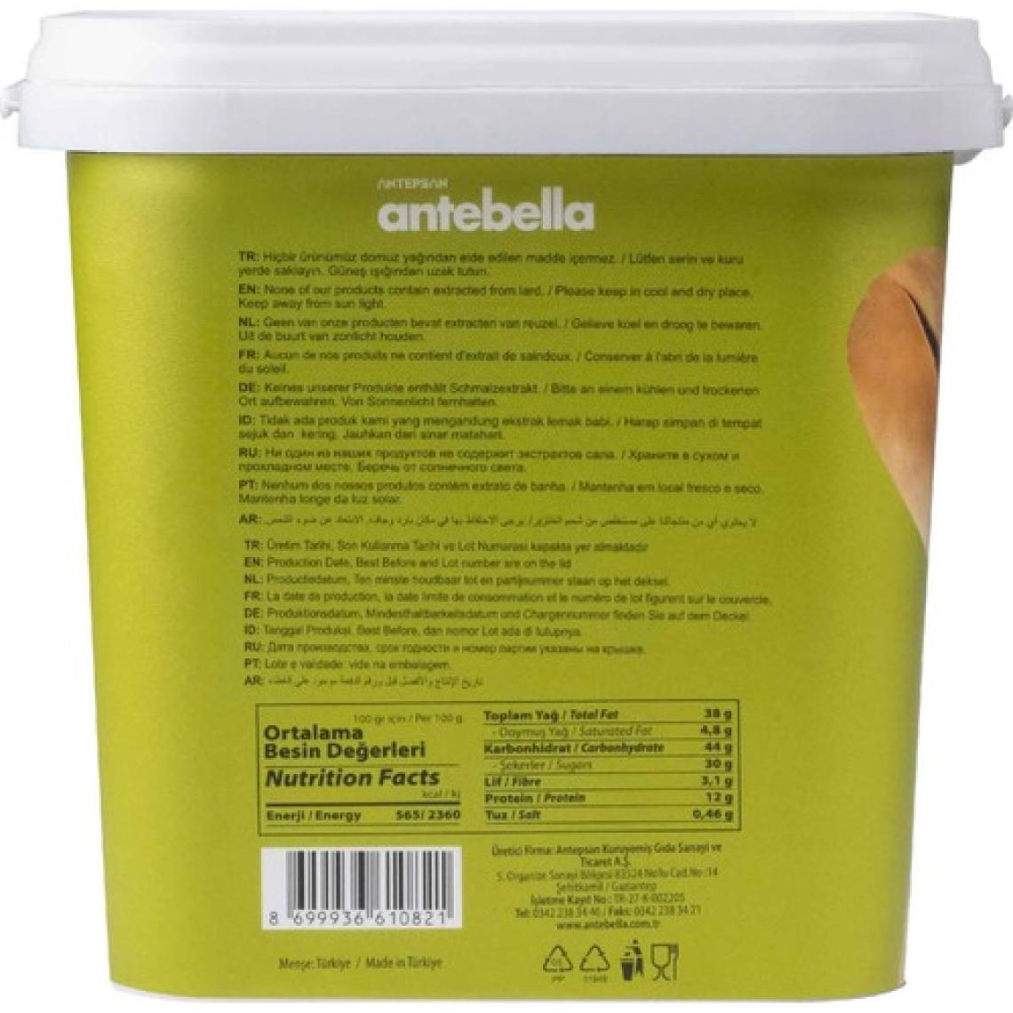 Antebella Antep Fıstık Kreması 5 Kg -  Antep Fıstığı Kreması