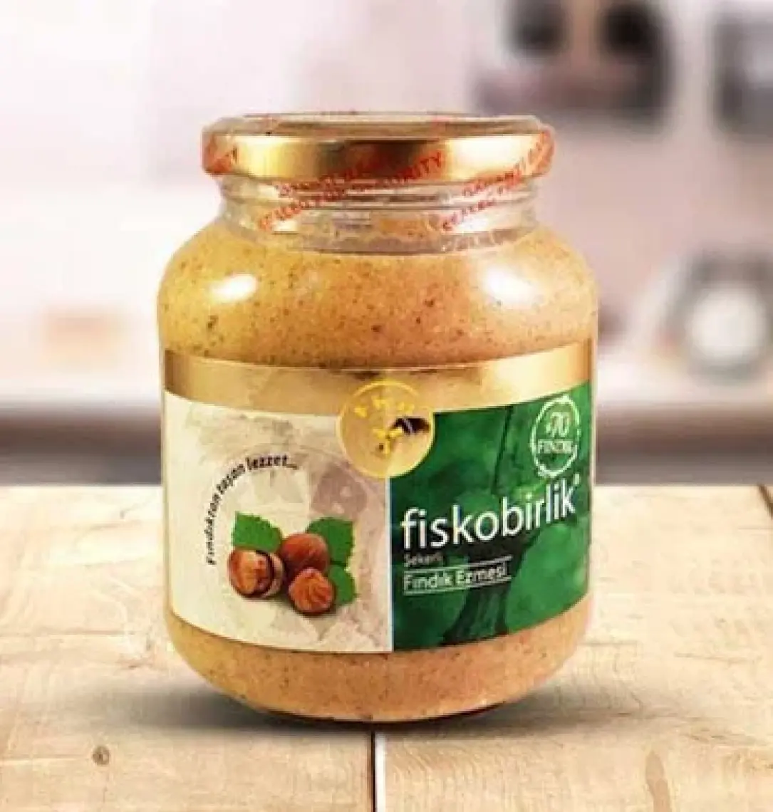 Fiskobirlik Fındık Ezmesi Cam Kavanoz 300GR