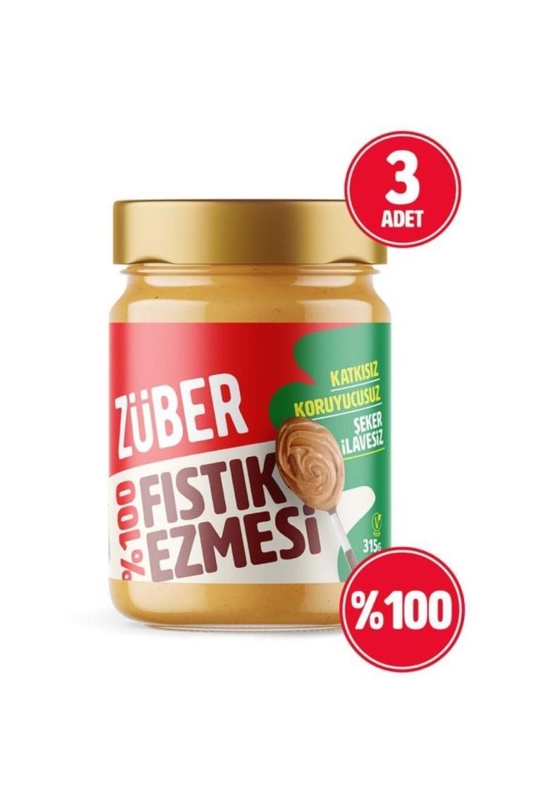 Fıstık Ezmesi %100 315g X 3 Adet