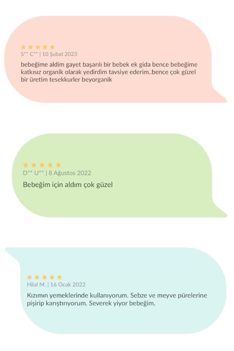 Organik Bebek Irmiği 350gr Bebek Ek Gıda 6 Ay