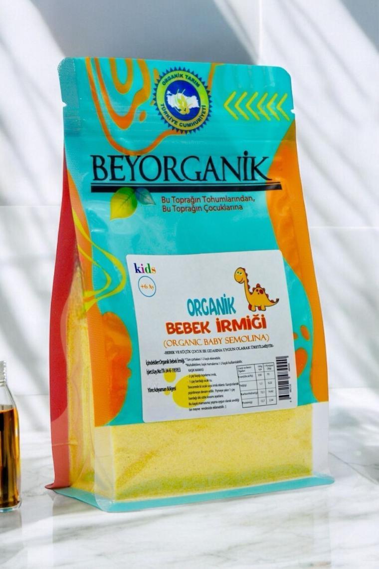 Organik Bebek Irmiği 350gr Bebek Ek Gıda 6 Ay