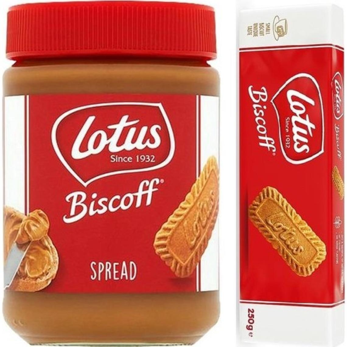 Lotus Biscoff Sürülebilir Bisküvi Ezmesi 400 gr  - Karamelize Bisküvi 250 gr