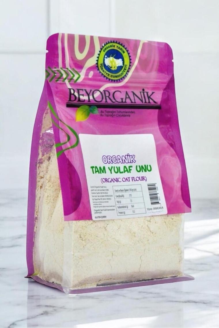 Organik Tam Yulaf Unu 350gr %100 Yerli Yulaf