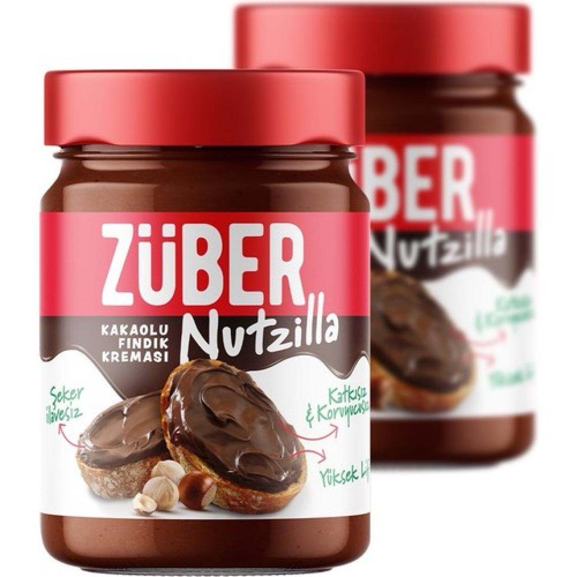 Züber Nutzilla Fındık Kreması Kakaolu 315G x 2 Adet